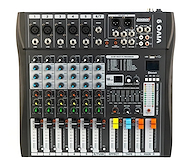 LEXSEN Vivo 9 Consola 9 Entradas 5 Xlr 1 Linea Usb Bluetooth 16 Efectos