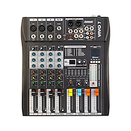 LEXSEN Vivo 7 Consola 7 Entradas 3 Xlr 1 Linea Usb Bluetooth 16 Efectos