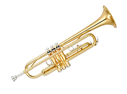LINCOLN Jytr1401 Trompeta si bemol dorada con estuche accesorios
