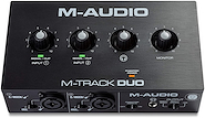 M-AUDIO M-track duo Placa de audio usb 2 canales xlr para mac y pc