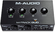 M-AUDIO M-track duo Placa de audio usb 2 canales xlr para mac y pc - $ 160.300