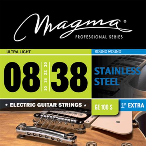 MAGMA Ge100s Encordado para guitarra eléctrica 08-038 stainless - $ 11.700