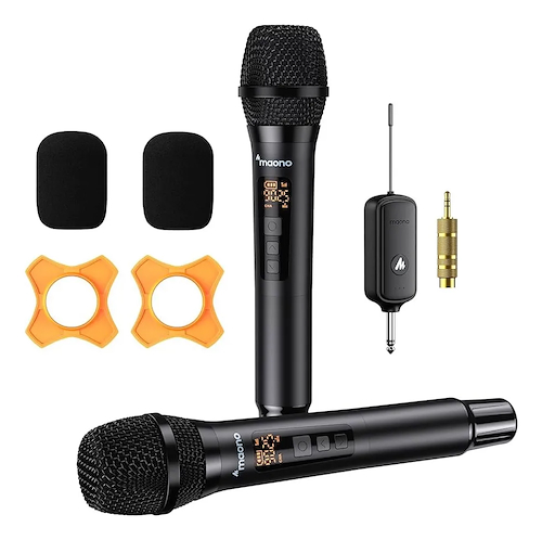 MAONO Wm760 A2 Micrófono Inalámbrico Mano Doble Uhf Oferta! - $ 134.000