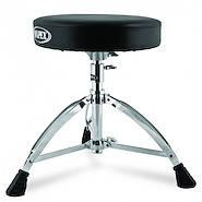 MAPEX T-270a Banqueta circular cuerina pata doble cromado regulable