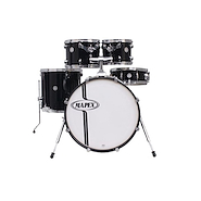 MAPEX Hx-529sfjkdk Bateria horizon x rock black 5 cuerpos bombo 22" sin fierros