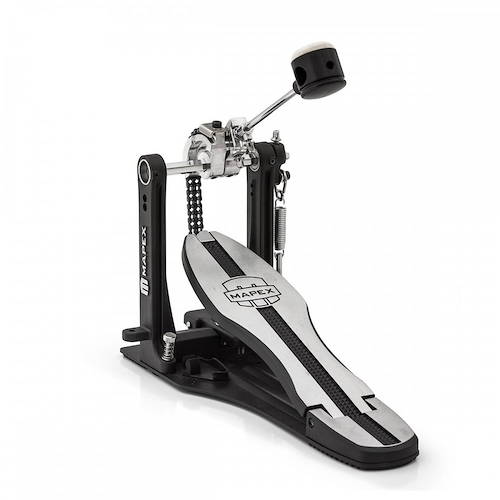 MAPEX P-600 Pedal Simple Para Bombo Mars Cadena Doble Mazo Felpa Abs - $ 250.000