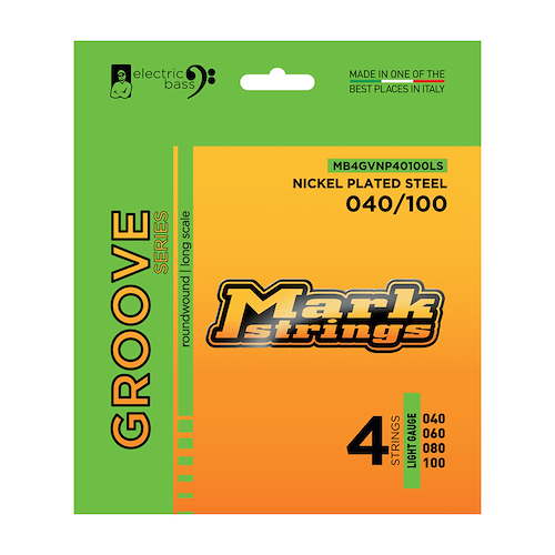 MARKBASS Mb-4-Gv-Np-40-100 Encordado para Bajo 4C 040-100 Groove Series Nickel Plated - $ 71.000
