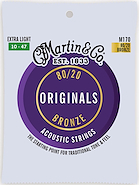 MARTIN & CO M170 Encordado guitarra acústica 80/20 originals 010-047