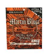MARTIN BLUST Extra light Encordado de guitarra eléctrica 09-42