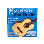 MARTIN BLUST Eg700 Encordado guitarra clásica dorada