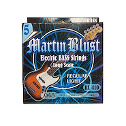 MARTIN BLUST Rl410 Encordado de bajo eléctrico 5 cuerdas 045-125 regular light