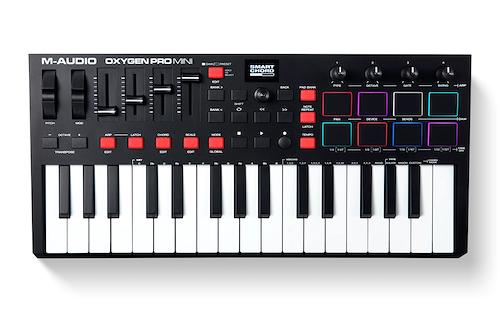 M-AUDIO Oxygen Pro Mini 32 Controlador Midi 32 Teclas 8 Pads Usb - $ 308.000