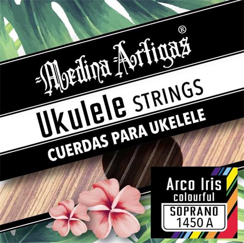 MEDINA ARTIGAS 011450a Encordado para ukelele soprano arco iris - $ 8.700