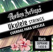 MEDINA ARTIGAS 011450b Encordado para ukelele soprano black