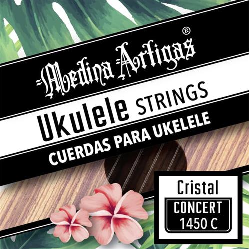 MEDINA ARTIGAS 011450c Encordado para ukelele concierto cristal - $ 7.900