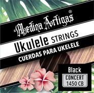 MEDINA ARTIGAS 011450cb Encordado para ukelele concierto black