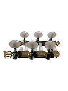MENARGUEZ N50 Clavijero para guitarra clásica lira lujo nickel 37 mm