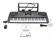 MK Mq-6160 Teclado 61 notas pantalla lcd 24 tonos 200 ritmos microfono