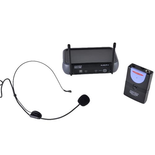 MOON Mi01vh Sistema micrófono inalámbrico vincha Vhf - $ 93.200