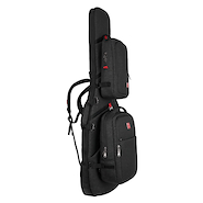 MUSIC AREA Rbo-eb-blk Funda para bajo eléctrico + 2 mochilas desmontables