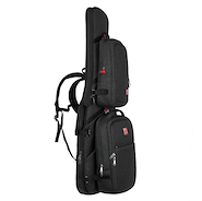 MUSIC AREA Rbo-eg-blk Funda para guitarra eléctrica + 2 mochilas desmontables