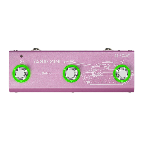 M-VAVE Tank Mini Pedalera Multiefectos Mini Para Guitarra Y Bajo - $ 125.000