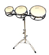 MXP Pd01 Rototom de 6" + 8" + 10" con soporte cromado
