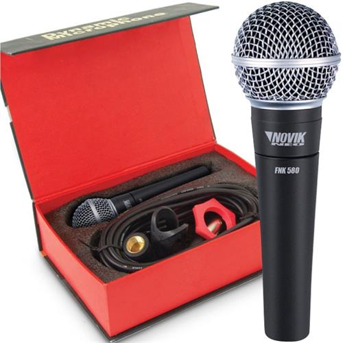 NOVIK Fnk-580 Micrófono de mano dinámico cardioide unidireccional cable - $ 31.900
