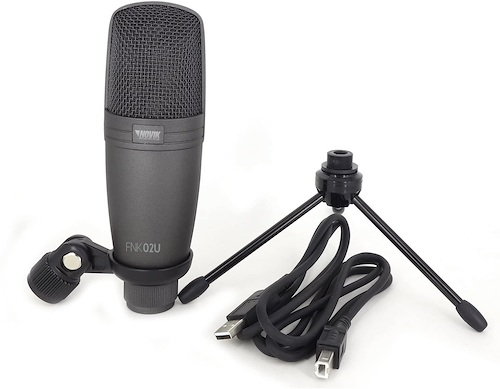NOVIK Fnk-02u Micrófono condenser de estudio usb soporte