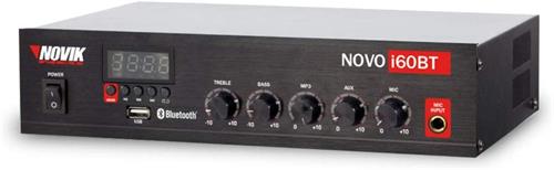 NOVIK Novo-i60bt Amplificador pa instalación 3 canales 70w usb bluetooth - $ 182.200