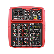 NOVIK Nvk-I06bt Consola Mixer 6 Canales Interface Usb Bluetooth 48V