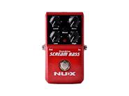 NUX Scream bass Pedal de efecto overdrive para bajo Oferta!