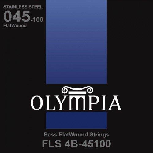 OLYMPIA Fls4b-45100 Encordado para bajo flat 4 cuerdas 045-100 stainless steel - $ 34.800