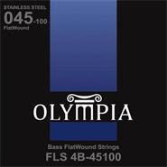 OLYMPIA Fls4b-45100 Encordado para bajo flat 4 cuerdas 045-100 stainless steel