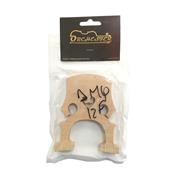 ORCHESTER Dmq-12f Puente de maple para cello 4/4