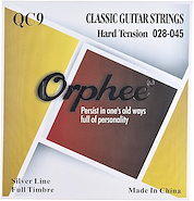 ORPHEE STRINGS Qc9 Encordado para guitarra clásica 028-045 nylon tensión alta