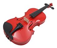 PALATINO Pv-4/4 rd Violin 4/4 acustico estuche arco resina color rojo