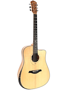PALMER PD55CEQ-N Guitarra Electroacústica Tapa Abeto Macizo Poro Abierto