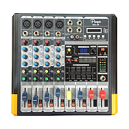 PARQUER Mx-4p Consola mixer 4 canales phanton power 99 Dsp efectos Usb
