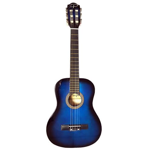 PARQUER Gc830bl Guitarra Clásica Para Niño Chica Azul Funda Regalo! - $ 91.000