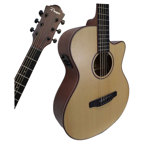 PARQUER Gac320mfeq Guitarra electroacústica tipo taylor con funda - $ 535.100