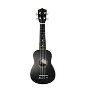 PARQUER Fzu-002 bk Ukelele soprano negro con funda