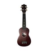 PARQUER Fzu-002 cho Ukelele soprano chocolate con funda