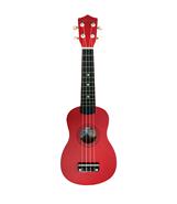 PARQUER Fzu-002 red Ukelele soprano rojo con funda