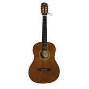 PARQUER Gc836rb Guitarra clásica para niño grande marron con funda
