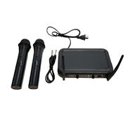 PARQUER Wr368vr Micrófono inalámbrico vhf mano doble