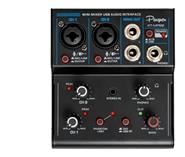 PARQUER Kt-mp22 Mini mixer 3 canales xlr plug 48v usb bt interface