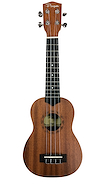 PARQUER Uk150e Ukelele soprano electroacústico con funda