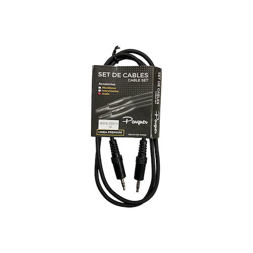 PARQUER Caba5101 Cable mini plug 3,5 st a mini plug 3,5 st 1 mts - $ 5.200