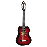 PARQUER Gc830rd Guitarra niño chico roja funda - $ 108.400